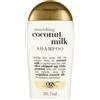 OGX Shampoo Nouirishing + Coconut Milk, Shampoo idratante con Latte e Olio di Cocco, Shampoo capelli secchi con effetto districante per capelli morbidi, luminosi e sani, Formato Viaggio, 88 ml