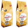 Gimoka - Caffè In Grani - 2 Kg - Miscela GRAN FESTA - Intensità 11 - Made In Italy - Confezione Da 2 Pacchi Da 1 Kg