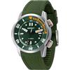 BERNY Orologio Automatico Uomo 200M Orologi Da Sub, Vetro Zaffiro, Cinturino In Acciaio Inossidabile Resistente, Super Luminoso