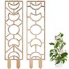 origreen Griglia in legno per piante rampicanti da interni, decorazione per piante da interno, supporto per piante da appartamento, supporto per piante con strato resistente all'umidità per viti, edera, Hoya