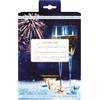 Clairefontaine 81004C - un set per la corrispondenza tema fine dell'Anno/biglietto d'auguri/Nuovo Anno - 8 biglietti doppi 11x15,5cm 185 g/m² + 8 buste Pollen C6 (11,4x16,2 cm) 120g m/² colore Oro