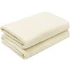 ZOLLNER 2 teli doccia - morbidi e assorbenti asciugamani da bagno - lavabili a 95°C - cotone - 70x140 cm - naturale