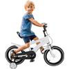 HINOPY - Bicicletta per bambini da 14, da 3 a 6 anni, con ruote di supporto rimovibili