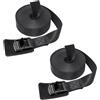 JNNJ 2 Pezzi Cinghie Di Fissaggio, Cinghia Di Fissaggio Cinghie Di Tensione Con Fibbia, Cinghia Portapacchi per Auto, Cinghie Legabagagli Sicura per Bici, Moto, Kayak, Camper, Rimorchio, Camion