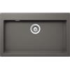 SCHOCK | Lavello Cucina Signus N100 1 Vasca XL con banco Rubinetteria, Materiale ®Cristadur, Silverstone, 790x500mm