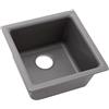Elkay ELG1616GS0 Lavello a Barra a Doppio Montaggio Classico al Quarzo, Greystone