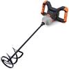 Evolution Power Tools R120MXR-LI, Senza accessori, Miscelatore a frusta cordless, portatile, frusta inclusa, ottimo per intonaco, vernice, malta, cemento - Batteria non inclusa