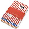 PdiPigna Bella Copia, Confezione da 3 Quaderni f.to A6, 10,5x15 cm., interno BI, pagine Bianche, Carta 80 gr., Copertina soft-cover Rosso, blu, Arancio