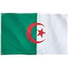 Runesol Bandiera Algeria, 91x152cm, 3ft x 5ft, 4 Occhielli, Bandera Algerina, العلم الجزائري, Bandiera Nazionale dell'Algeria, Interno, Esterno, Yennayer