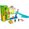 Fisher-Price Little People - Autolavaggio, playset interattivo con rampa per le auto, luci e musica, contenuti Smart Stages, versione multilingua, giocattolo per bambini, 1-5 anni, HYH57