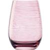 Stölzle Lausitz Bicchieri Acqua Twister Lilla - Set 6 Bicchieri 465 ml in Cristallo Senza Piombo - Bicchieri Moderni per Acqua Succo Cocktail - Lavabili in Lavastoviglie e Resistenti - Made in Germany