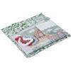 Hobby Gift Borsa Piatta per Punto Croce - Custodia per Progetti di Ricamo, Borsa per Ricamo, Papercraft e Cartoline, Custodia Impermeabile per Accessori Maglia e Uncinetto - 28 x 0,5 cm, Eucalipto