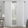 Sun Zero Hampshire - Tenda a pannello oscurante in velluto, con linguetta posteriore, 127 x 274,3 cm, colore: Perla