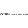 iXXXi Men Collana Nero Opaco | 60cm, 60cm, Acciaio inossidabile, Nessuna pietra preziosa