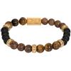 iXXXi Men Bracciale di perle Cliff Gold | M, M, Resina, Nessuna pietra preziosa