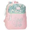 Roll Road Spring is Here Zaino scuola rosa 27x33x11 cm Poliestere 9,8L, Rosa, Zaino scuola
