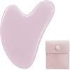 YANKUIRUI Gua Sha, Gua Sha Viso Ridurre le Linee Sottili e le Rughe, massaggi per terapia fisica e terapia di agopuntura per viso, occhi, collo e corpo (Rosa)