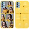 ZhuoFan Cover Personalizzata per Samsung Galaxy A52 (5G)/A52 4G/A52s 5G 6,5, Personalizzato Custodia con Foto Immagine Custom Case, Aesthetic Giallo Silicone Antiurto Personalizzabili Custodie