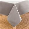 Encasa XO Tovaglia Dimensioni 140x180 cm | Tessuto in tela di cotone | Tinta unita Beige intenso | Tovaglia da pranzo per decorazione - Lavabile in lavatrice
