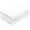 ZOLLNER 2 teli doccia - morbidi e assorbenti asciugamani da bagno - lavabili a 95°C - cotone - 70x140 cm - bianco