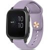 Vancle 20MM Watch Cinturino per Garmin Venu Sq Music/Venu Sq 2 Music/Venu Sq 2 /Venu Sq/Venu 2 /Venu 4 Plus,Silicone Cinturino per Uomo Donna,Erba Viola