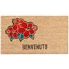 emmevi Zerbino Cocco 38x68 Porta Ingresso Moderno Antiscivolo Tappeto Esterno Porta Tappetino Entrata (C)