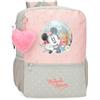 Disney Joumma Bags Minnie Wild Nature zaini per bambini, varie dimensioni, zaino da passeggio, realizzato in poliestere, include pompon decorativo., Verde, Zaino passeggiata