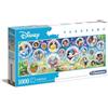 Clementoni - 39515 - Disney Panorama Collection - Disney Classic - 1000 Pezzi - Made In Italy - Puzzle Adulto