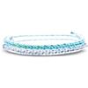 Made by Nami Cavigliera Surfer Set di 2 Uomo e Donna - Cavigliera Sottile Boho Hippie Etnico - Accessori Fatti a Mano per Festa in Spiaggia - Impermeabile e Regolabile (Set bambino blu)
