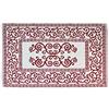 Casatessile Tappeto Bagno Cotone Augusta - Bordeaux, 60x90 cm.