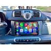 7SIMO Autoradio Navigatore Car Tablet Android 13 2+64GB Radio CarPlay Android Auto Wireless 9 Pollici Bluetooth GPS Viva Voce Per SMART FORTWO 451 2011-2014