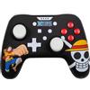Konix Controller cablato One Piece per Nintendo Switch, Switch OLED e PC - Funzione vibrazione - Cavo da 3 m - Motivo Luffy - Nero