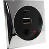 Batsystem Presa USB cromata 5 V Batsystem