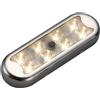 Osculati Plafoniera Bimini inox compatta a 8 LED fondo piatto, con interruttore Tendalino Osculati