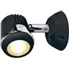 Osculati Faretto nero Hi-Power LED 12/24 V Osculati