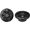 Osculati Coppia di casse stereo doppio cono nere 8" - 2X180W Marine Nautiche Altoparlanti Nautici Osculati