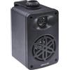 Osculati Coppia di casse stereo 2 vie per interno nere 4" - 2X120W Marine Nautiche Altoparlanti Nautici Osculati