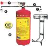 Anaf Antincendi Estintore Firekill con pressostato 3 kg Anaf Antincendi