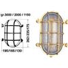 Osculati Lampada tartaruga ovale 165 x 235 mm Osculati