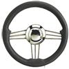 Osculati Volante inox+poliuretano grigio 350 mm Sterzo - Timoneria Osculati