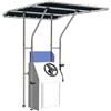 Osculati T-Top in lega leggera 1700x1400x2050 mm Tendalino barca Alluminio TTOP - Capottina - Tenda Nautica para sole Osculati