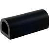 Tessilmare Profilo PVC nero 70 x 70 mm (barra 2 m) Bottazzo Parabordi Paracolpi Tessilmare