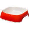 Ferplast Ciotole per Cani Glam Ciotola per Cibo e Acqua per Cani in plastica Antiscivolo, Facile da Pulire, 0,75 litri, Rosso