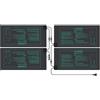 Luxbird Tappetino riscaldante per piantine e germinazione, 4 pezzi | Pannello termico per serra da interni, 21 Watt, impermeabile IP67, 52,7 x 25,4 cm