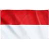 Runesol Bandiera Indonesia, 91 x 152 cm, 4 occhielli, Isra e Mi'raj, Capodanno lunare, Imlek, Sang Saka Merah-Putih, Bendera Merah-Putih
