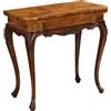 Tavolino da Gioco Antico Stile Barocchetto Noce Italia XX Secolo