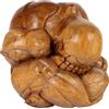Scultura Antica Buddha Piangente Legno Oriente XX Secolo