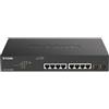 D-Link DGS-1100-10MPV2 Gestito L2 Gigabit Ethernet (10/100/1000) Supporto Power over Ethernet (PoE) 1U Nero