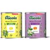 Ricola - 2 Barattoli di Caramelle Svizzere Dure Incartate da 1 Kg al Gusto di Melissa Limoncella e Fiori di Sambuco, Senza Zucchero con Estratto di Stevia, Senza Glutine e Senza Lattosio