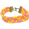 CHANEL Pre-Owned - Choker CC goffrato 1994 - Donna - placcatura in oro/acrilico - Taglia unica - Rosa